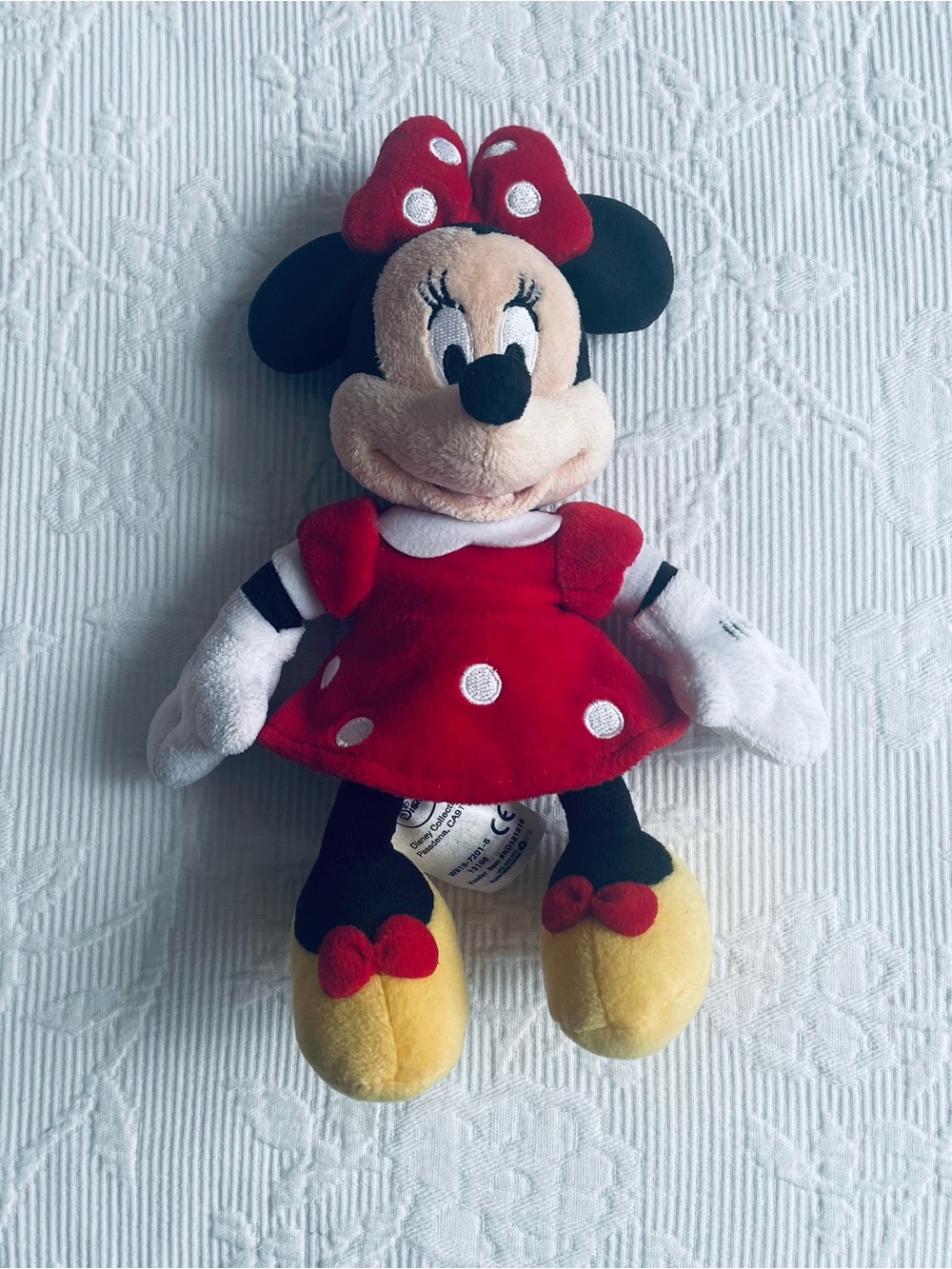 Disney Minnie Mouse Plush in Red Dress with Yellow Shoes